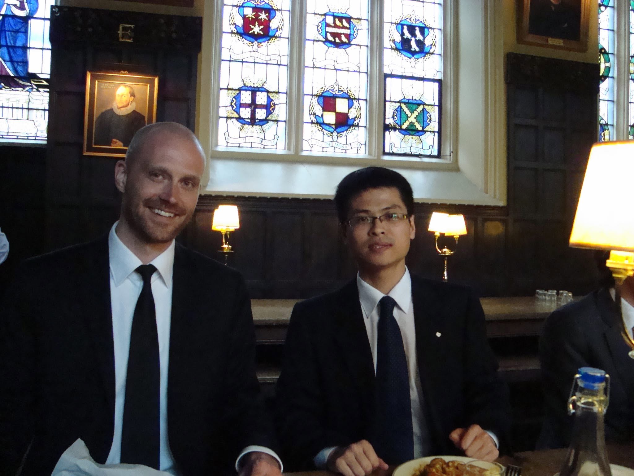 Gao Yuan with Jason Lepojärvi in Oxford