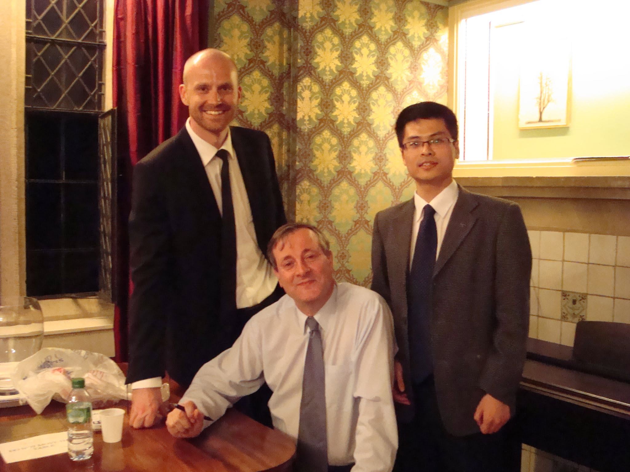 Gao Yuan with Alister McGrath, Jason Lepojärvi and members of the Oxford C. S. Lewis Society