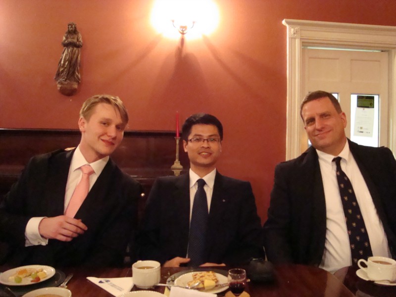 Gao Yuan at Oriel College, Oxford