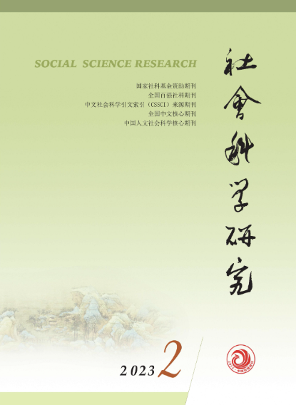 《社会科学研究》2023年第2期封面